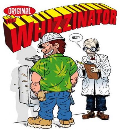 A cartoon of a man with a hat on and a green shirt.