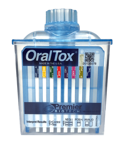 OralTox 8-panel FDA 510(k) cleared oral fluid drug test