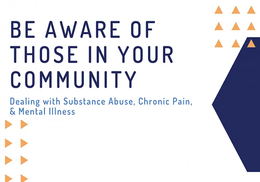 Be aware of those in your community
