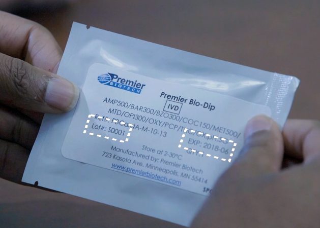 Premier Bio-Dip urine drug test packaging