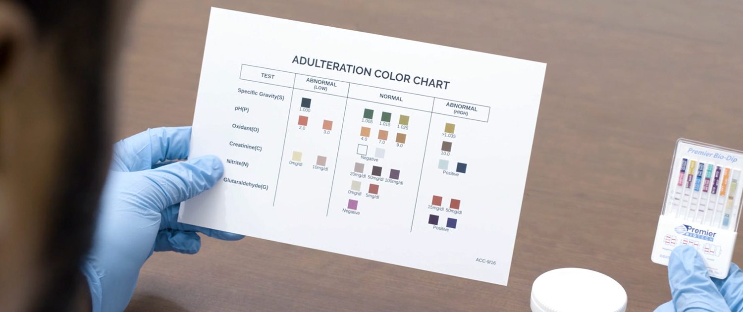 Rapid urine drug testing device