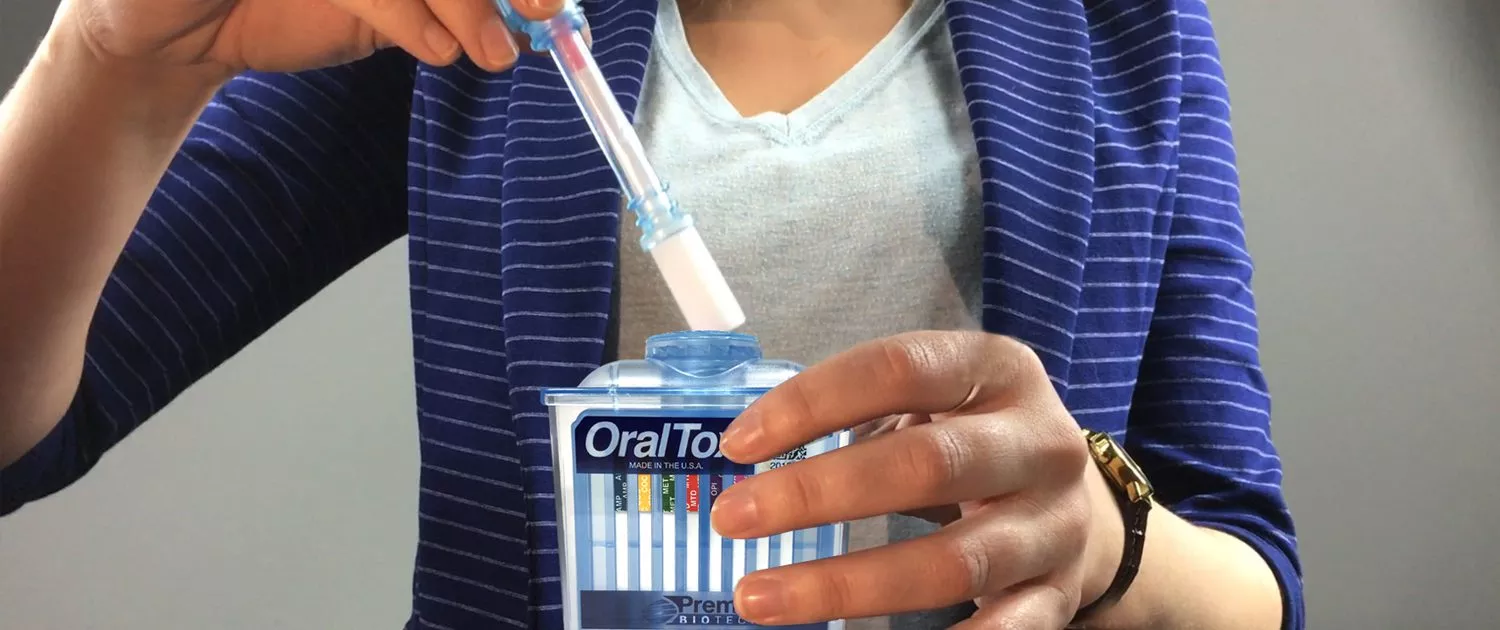 OralTox rapid oral fluid drug testing