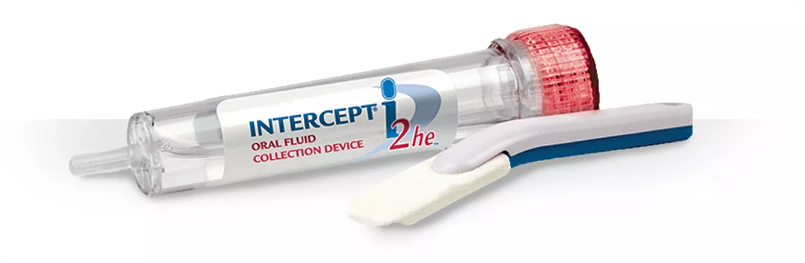 Intercept i2he lab-based oral fluid drug test collection device