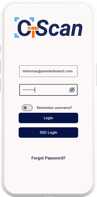 OT-Scan app step 1: scanning OralTox drug test result