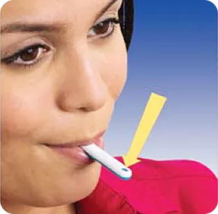 OralTox oral fluid sample collection swab process
